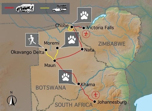 CROSSLAND PLUS , BOTSWANA WILD PARKS