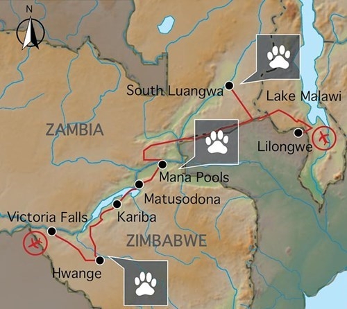 EXPEDITION, MALAWI - ZAMBIA - ZIMBABWE Zambia
