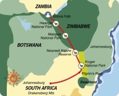 KRUGER TO VICTORIA FALLS